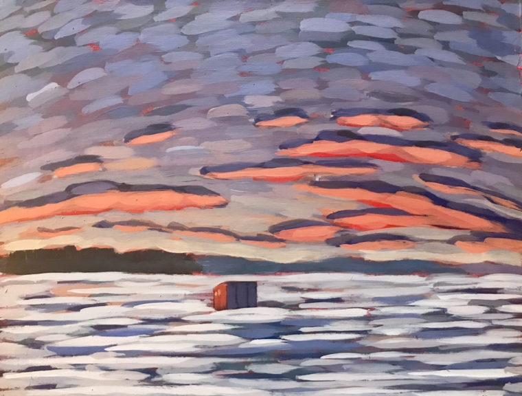 Single Ice Hut by Luke Despatie