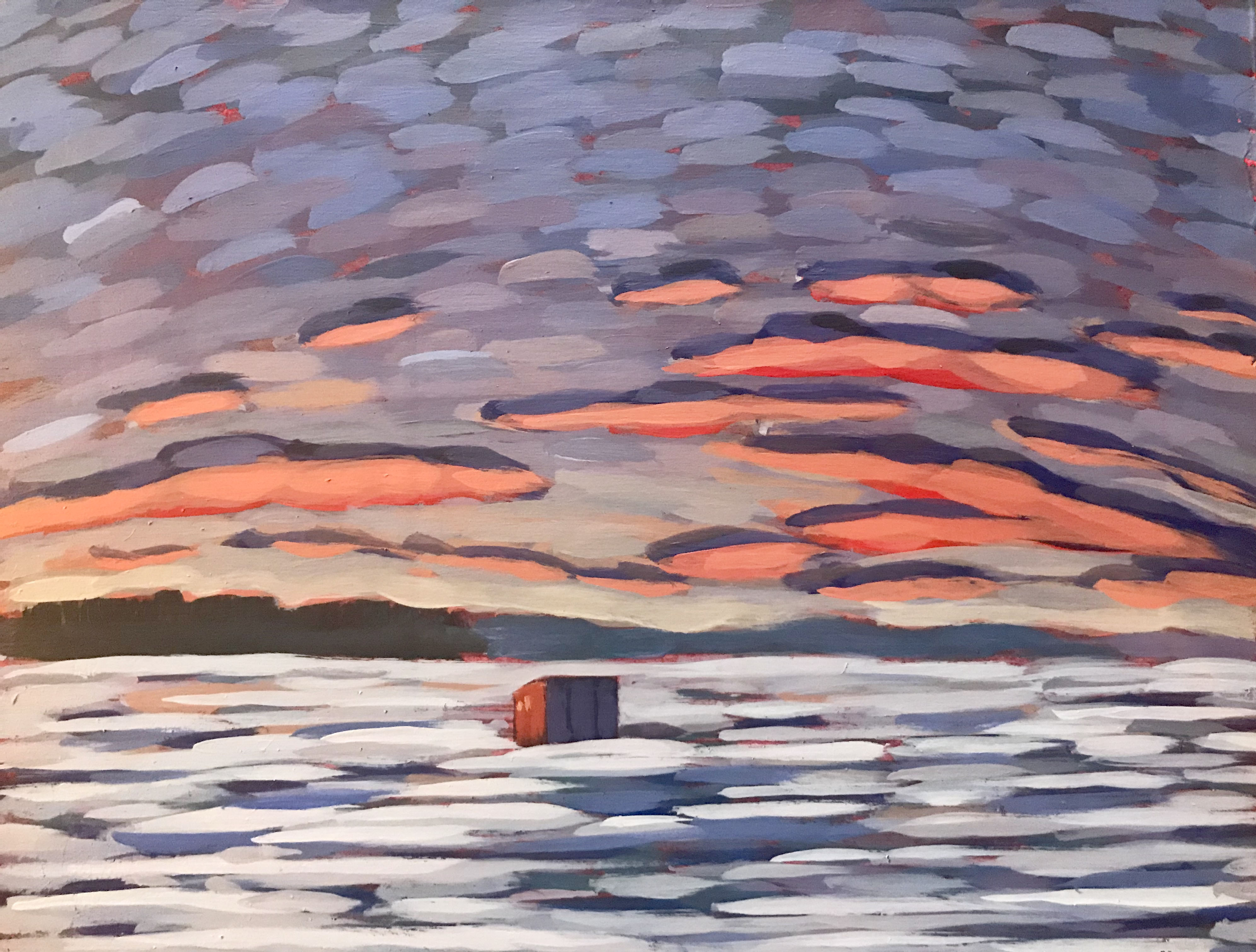 Single Ice Hut by Luke Despatie